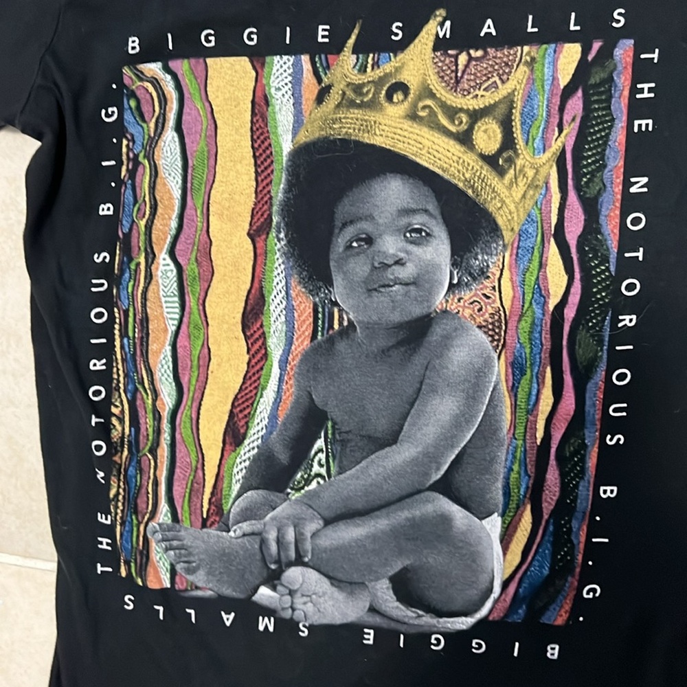 Țhe Notorous Biggie" B I G  " Smalls T. Shirt..